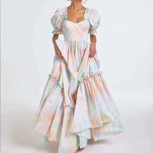 NWT Selkie chalk ritz gown